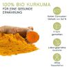 Kurkuma (Gelbwurz), gemahlen, BIO, 250g