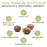 Muskatnuss ganz, BIO, 10 Stück