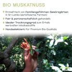 Muskatnuss ganz, BIO, 10 Stück