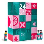 Likör und Spirituosen Adventskalender 2024, 24 verschiedene Sorten Likör, Rum, Obstbrand, Edelbrände á 20ml