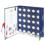 ETS - Teebuch Adventskalender mit Schleife "Christmas Night", 25 x BIO-Tees in Pyramidenbeutel