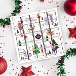 ETS - Puzzle Tee Adventskalender "White Ornaments", 25 x BIO Tee in kompostierbaren Pyramidenbeutel