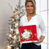 ETS - Premium Tee Adventskalender mit Schleife "Red Christmas", 25 BIO Tee in Teepyramiden