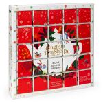 ETS - Puzzle Tee Adventskalender "Red Christmas", 25 x koffeinfreie BIO Tees in Pyramidenbeuteln