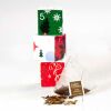 ETS - Puzzle Tee Adventskalender "Red Christmas", 25 x koffeinfreie BIO Tees in Pyramidenbeuteln