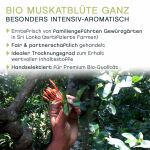 Macis Muskatblüte ganz, BIO, 100g