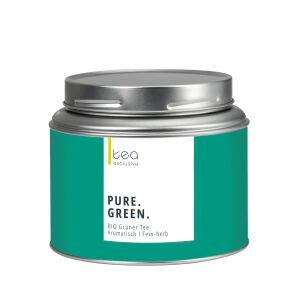 Pure Green, Grüner Tee, BIO, 100g Dose