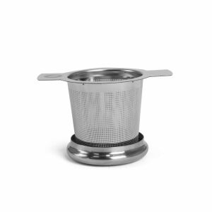 Teesieb "Tea Master silber" mit Deckel/Untersetzer